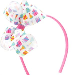 WeeOnes Colorful Party Bow Headband